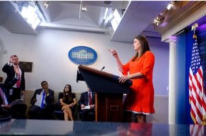  Press secretary’s dilemma under Trump’s “fake news” bubble