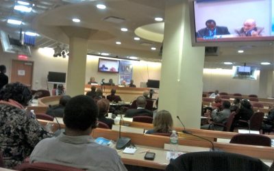 Participants at the CMPI sponsored conference entitled “Understanding Africa’s Waves of Democracy:  Media’s Impact on Global Policy and Perceptions”